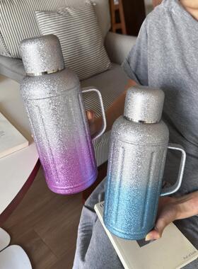 覆钛养生焖茶壶机械温容保温杯离大量便无品牌/携水壶茶水显分泡