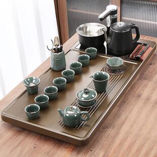 远全自一00521352体三台茶盘茶烧水煮茶紫砂功夫茶具套组家用办公