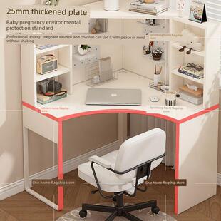 木角桌小公寓角桌359桌实学习电卧脑桌角书架一体化室角桌