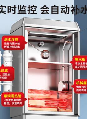 60L开水机商三相全动7电0L步进式热水器饭店食堂工自地用水箱烧水
