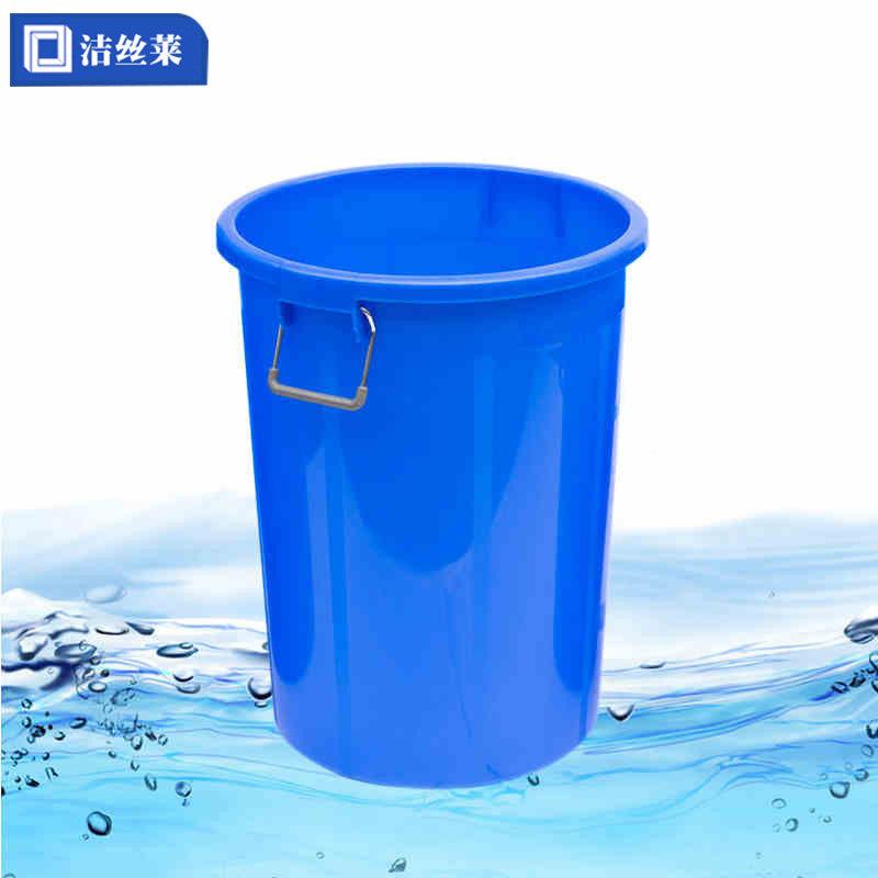 大型加发厚量带盖塑料桶家大容储水桶消毒酵酿造塑料桶白色食用品