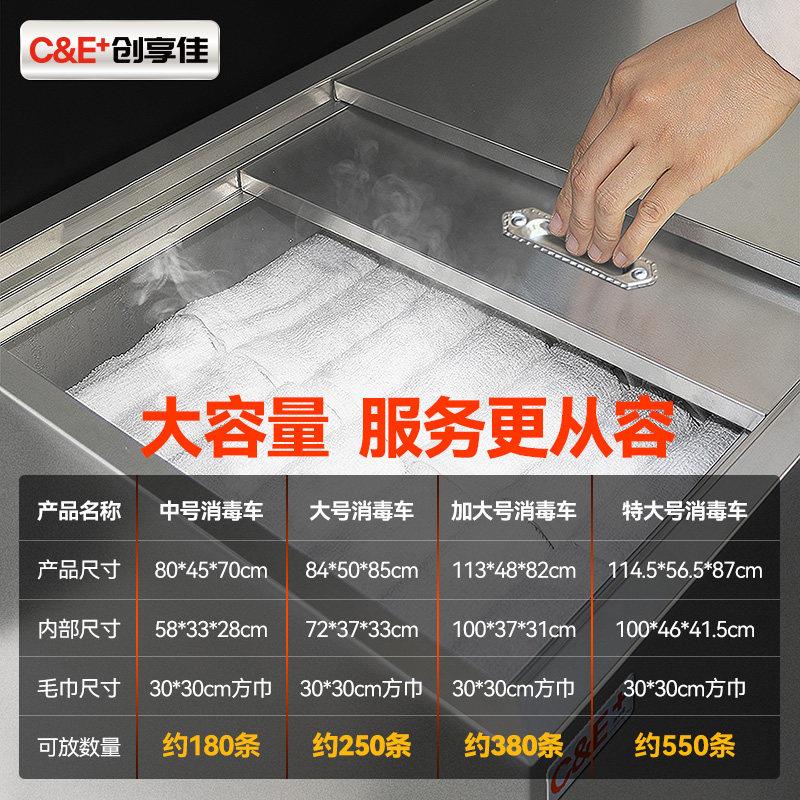 毒XWE毛巾车用高不锈钢电加热温消柜加湿蒸汽箱美容院足浴商疗保