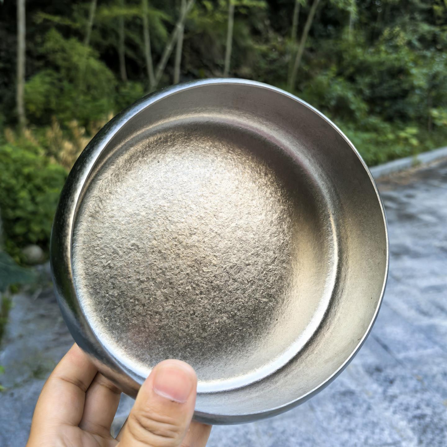 内纯外钛冰晶5茶洗槽IRM80m茶渣废水烟灰缸户外便携l式家用钢笔洗