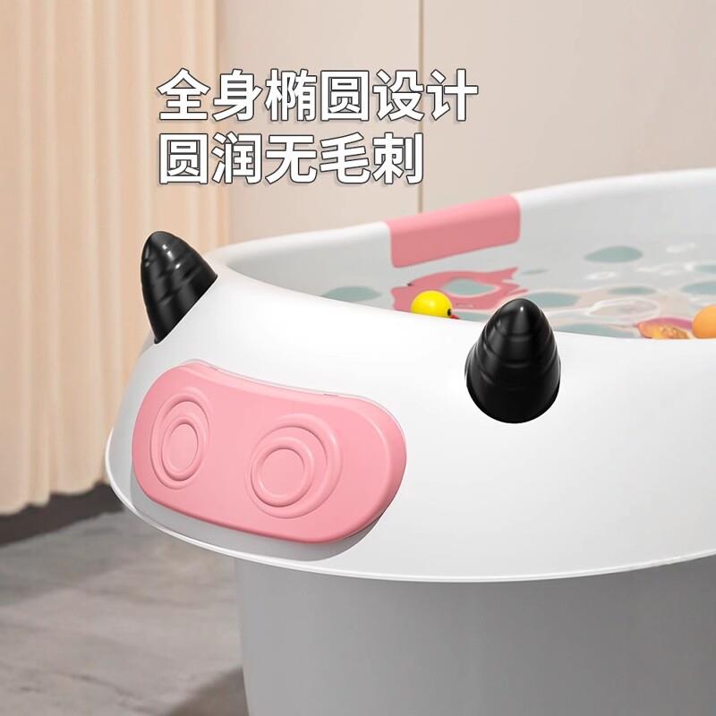 儿洗澡以桶婴儿宝宝泡澡桶LN6286可坐浴桶沐小孩盆家用中大童号3