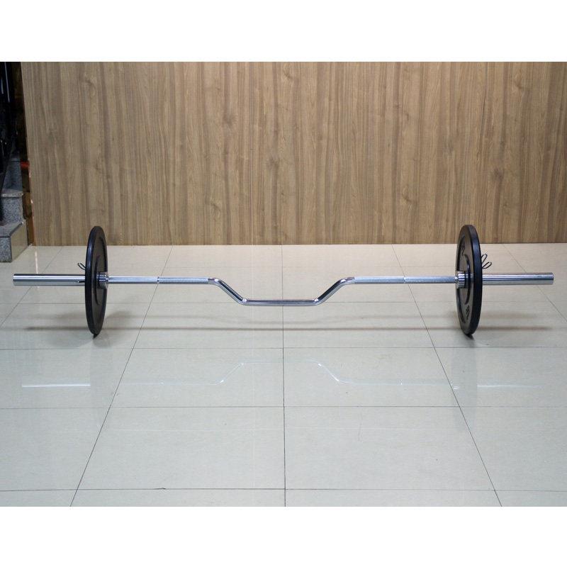 豹杆连u型杠铃杆接杆杆奥杆家LEE用画 划船卧海推健身2米2.2米健