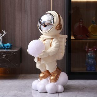 饰品落地储蓄罐 轻奢风电视柜大摆宇航员现代简约客厅存钱罐件装