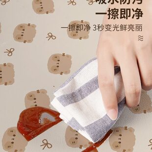 皮革地毯卡通家用静音防滑实木系类耐磨垫楼梯垫可擦台阶垫洗脚踏
