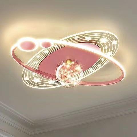 LED卧室灯KT猫男孩女孩创意卡通气球吸顶灯现代简约满天星吸顶灯