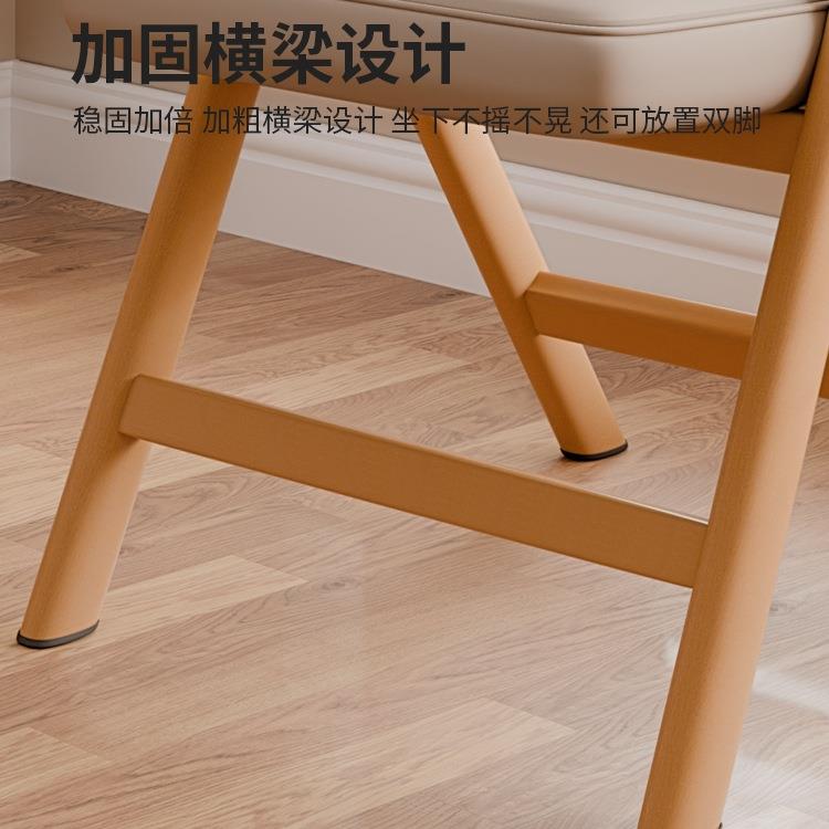 可折叠椅子家用靠背舒服久坐靠椅可叠放凳子省空间复古实木色餐椅