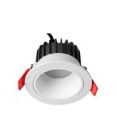 LED筒灯铝客厅走廊嵌入式 杯洗墙灯638全全铝窄边深防防眩雾筒灯