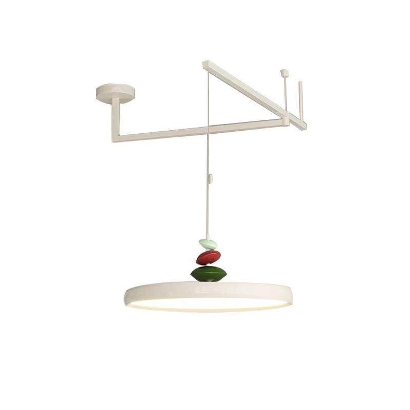 全光谱飞碟餐厅灯现代简约飞盘吊灯餐桌家用感奶油风M豆灯,家装灯饰光源,智能吊灯,淘宝优惠券,粉丝福利购,淘宝优惠卷