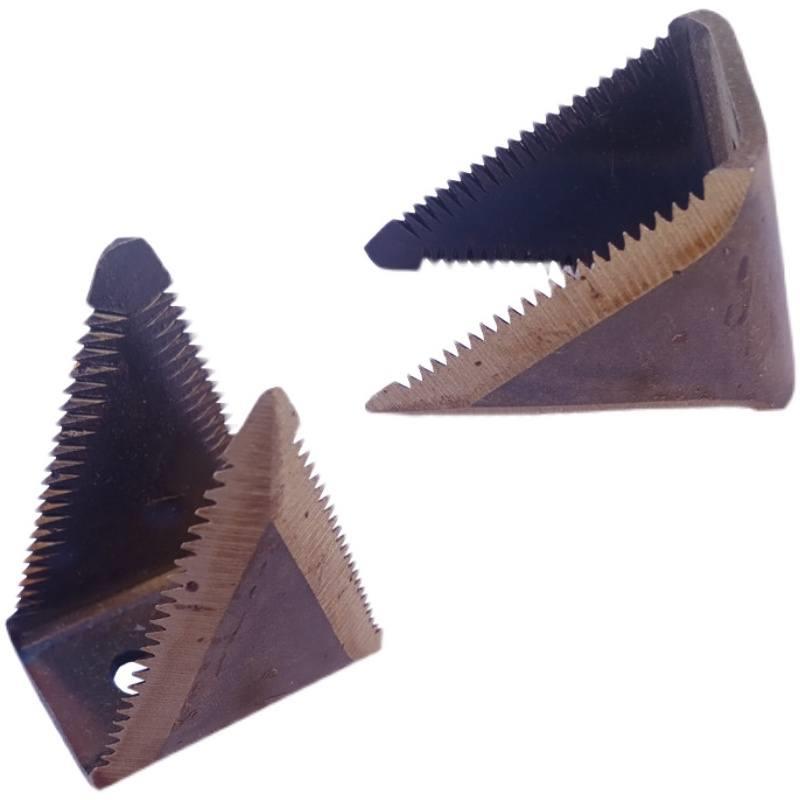 488/588/788/888收割机配件滚筒U型切禾刀单面双面切禾片8片装