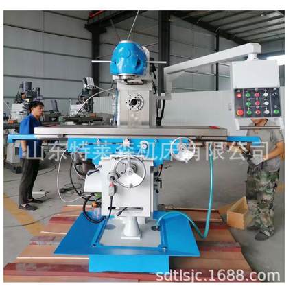 X6436万能铣床厂家直销，立卧式，铣头360度回转，工作台45