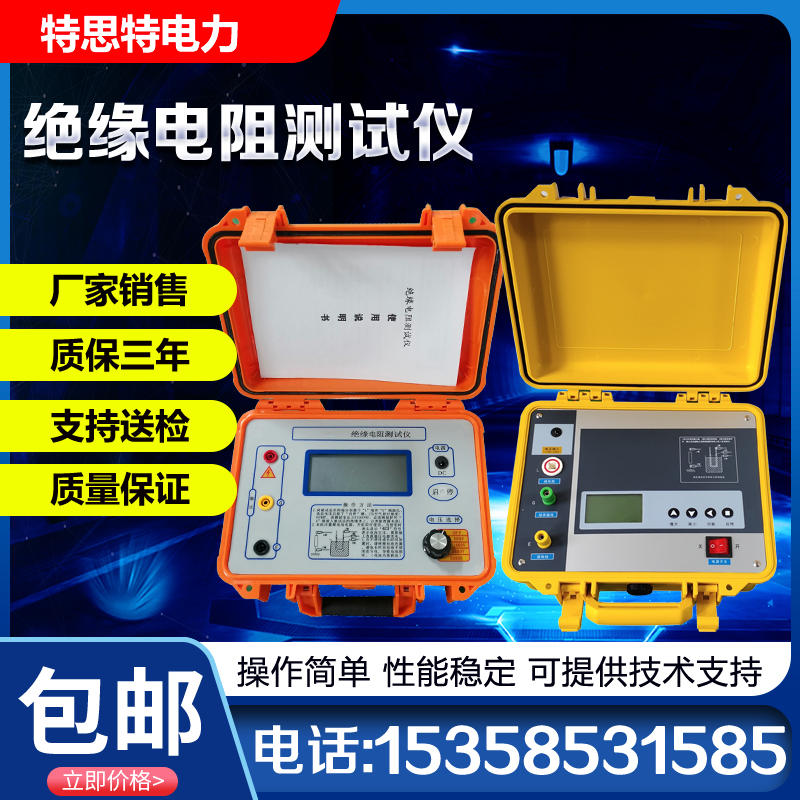 现货速发智能绝缘测试仪高压数字兆欧表5000V 10000V极化指数 吸