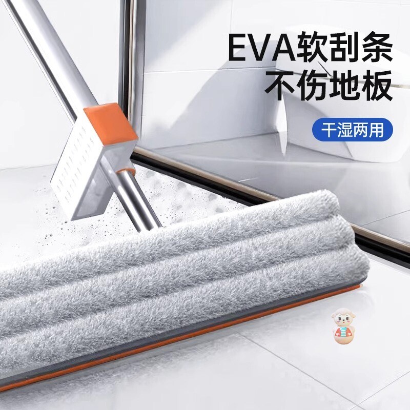 速发GREY免手洗平板拖把60一拖即净灰尘水渍/油污脏污懒人专用