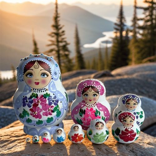 速发10层大肚彩色俄罗斯套艺生日礼物木制玩具工娃品送礼物哈尔滨