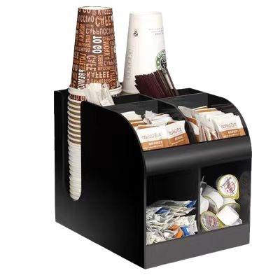 茶饮店亚克力纸杯7024架巾一次性收纳杯摆摊吸管纸收架纳架批