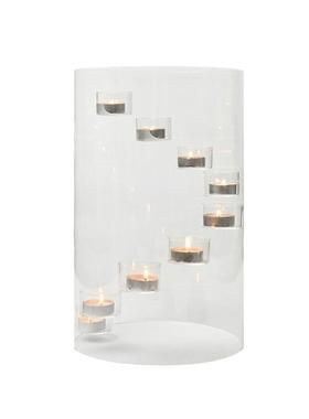 厂家直销欧式特大号玻璃烛台烛光晚餐装饰摆件创意烛台蜡烛家用