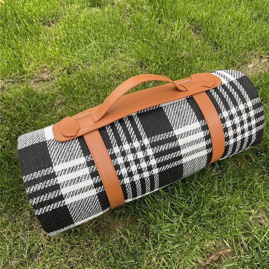 皮革绑带野餐垫户外野营徒步郊游露营防潮垫野餐布便携设计可收纳,户外/登山/野营/旅行用品,野餐垫,淘宝优惠券,粉丝福利购,淘宝优惠卷