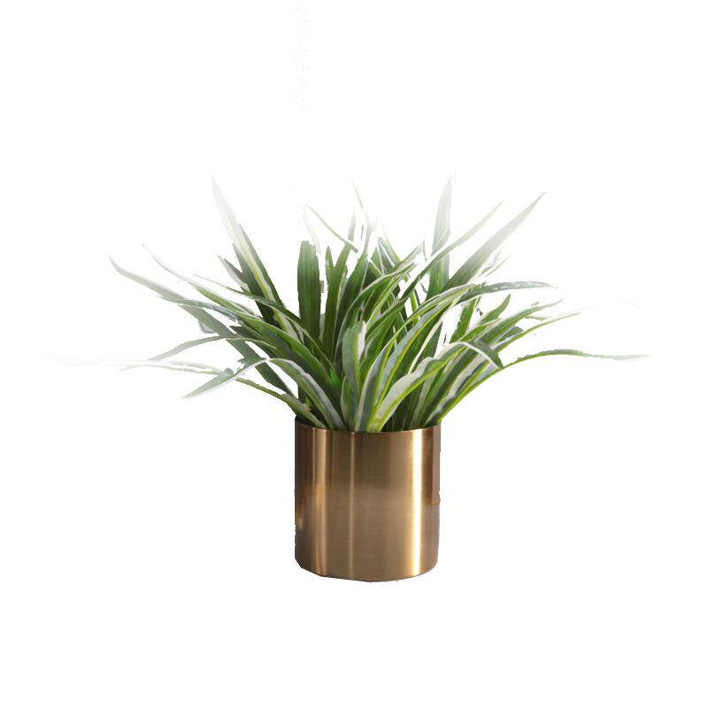 北欧简约仿真植物装饰小摆件客厅盆栽植物绿植桌面装饰假草盆栽