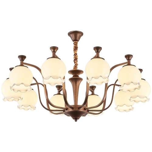 中古风客厅吊灯新款法式护眼新中式美式复古现代简约餐厅卧室吊灯