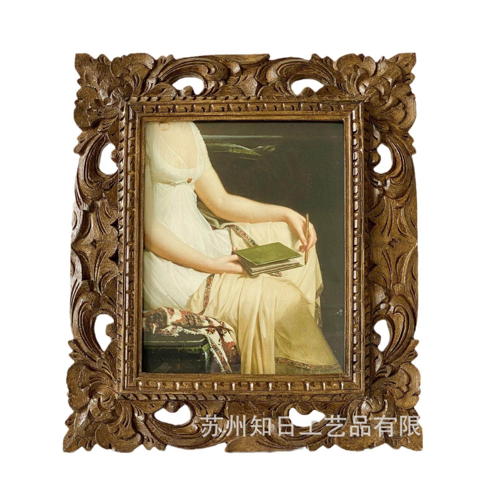 仿古镂空雕花树脂相框欧式古典油画框法式复古背景墙装饰组合挂画,家居饰品,DIY亲子装饰画,淘宝优惠券,粉丝福利购,淘宝优惠卷
