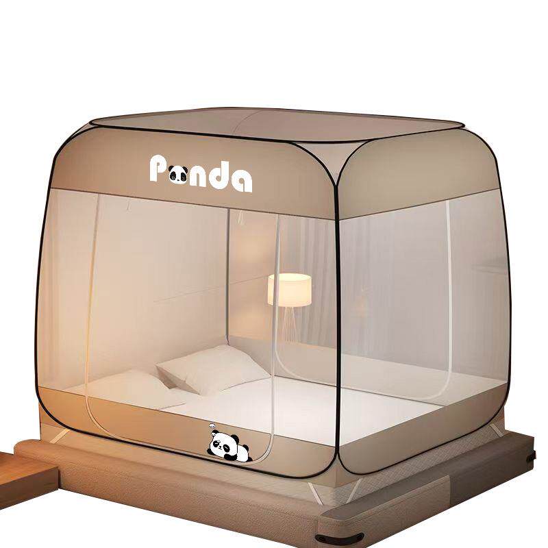 蒙古包防尘顶蚊帐家用卧室2025新款免安装1米5防摔儿童全罩式全底