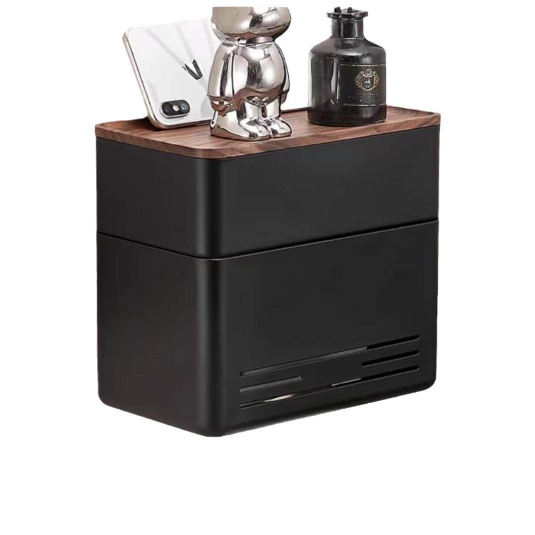 卫生间厕纸盒壁挂式免打孔厕所纸巾盒放卷纸抽纸置物架洗手间实木,收纳整理,纸巾盒,淘宝优惠券,粉丝福利购,淘宝优惠卷