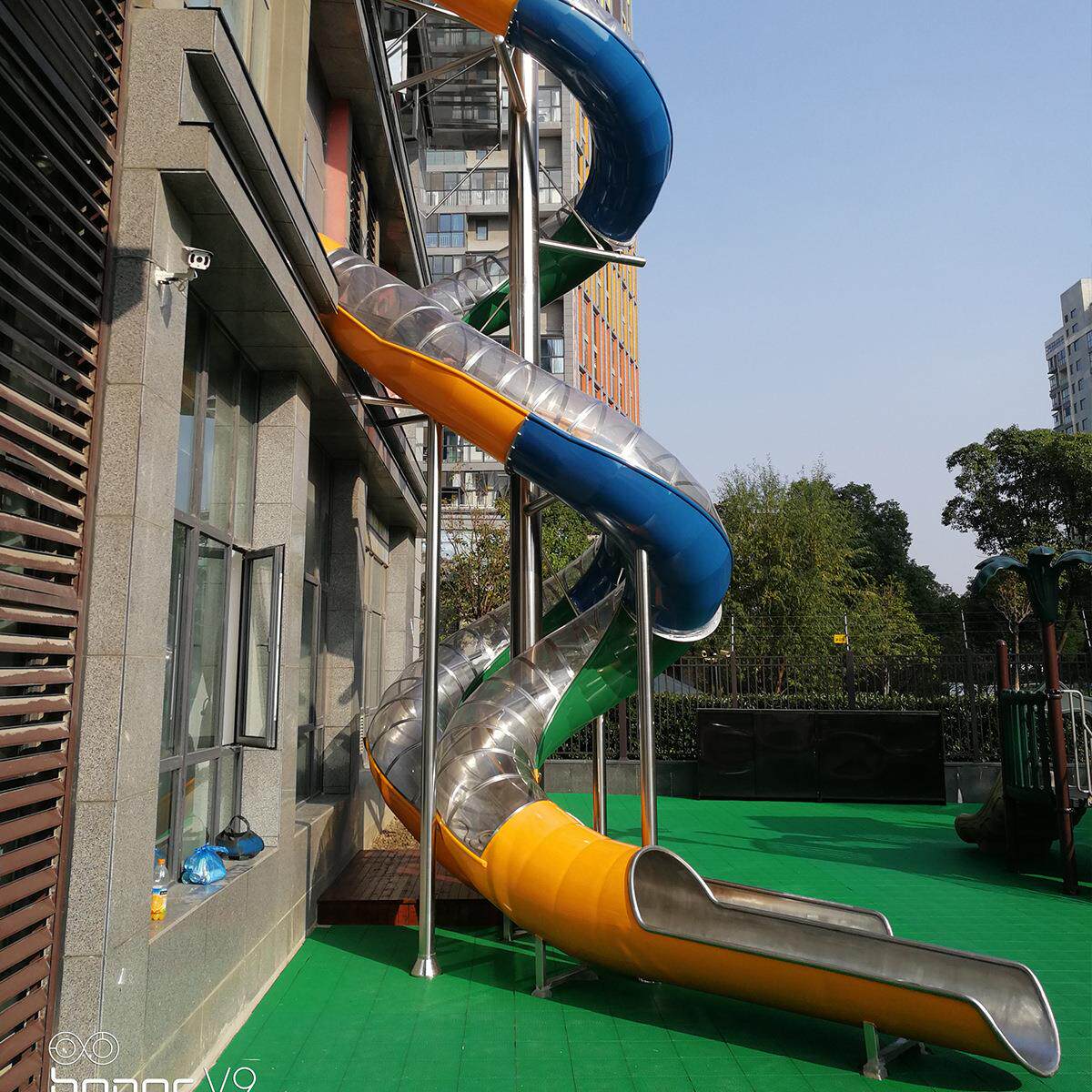 户外大型非标不锈钢滑梯游乐设备景区公园组合滑滑梯游乐设施
