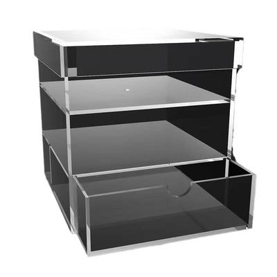 亚克力展示柜厂家透明彩色发光酒柜盒子摆件包包服装置物鞋架加工