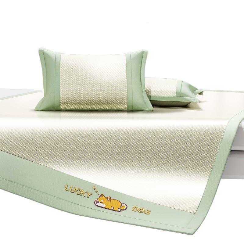 单夏季席凉天然冰PZ-帕帕丝藤席可折叠席软席子人宿舍草三件套床