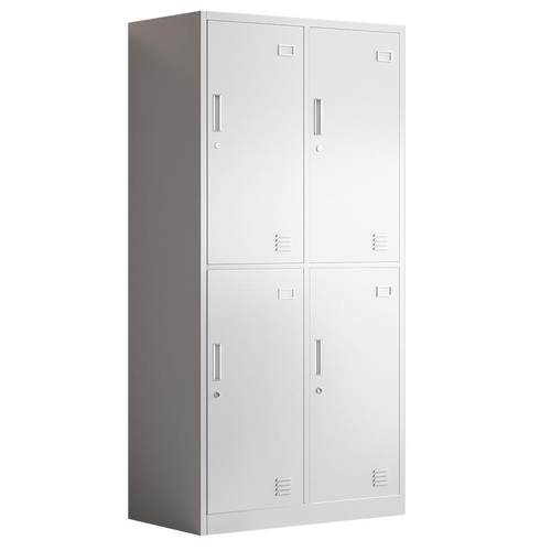 员工更衣柜宿舍钢制储物柜多门铁皮柜子存包柜换衣柜带锁文件柜