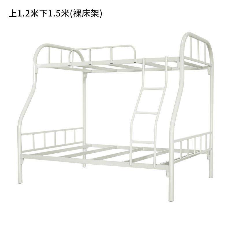 家用上下铺铁架床加厚加固1.2/1.5米子母床双层学校铁床铁艺床