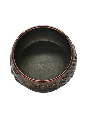 八福聚宝盆金属铜招财聚宝盆仿古创意桌面工艺品摆件聚宝盆