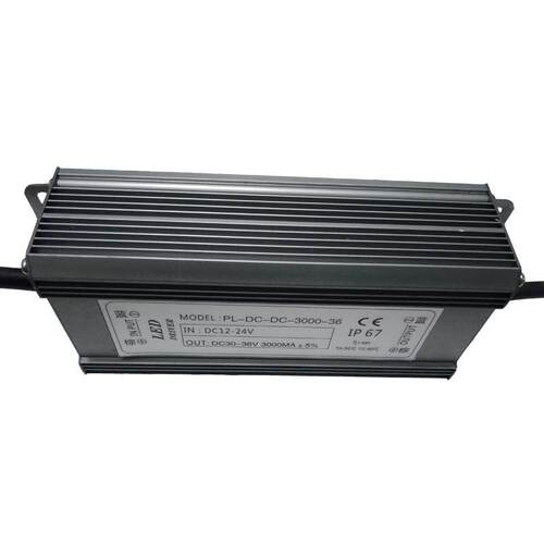 质保2年12-24V输入90W隔离低压投光灯路灯电源LED驱动