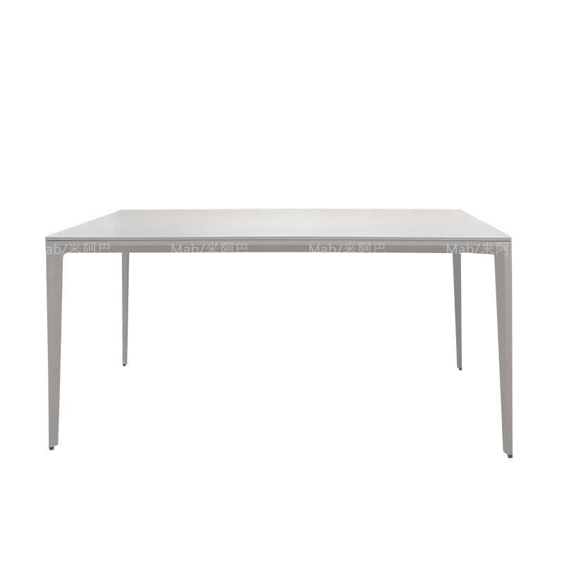 德利丰岩板餐桌团购纯白铝合金长方形现代简约家用饭桌,商业/办公家具,餐桌椅系列,淘宝优惠券,粉丝福利购,淘宝优惠卷