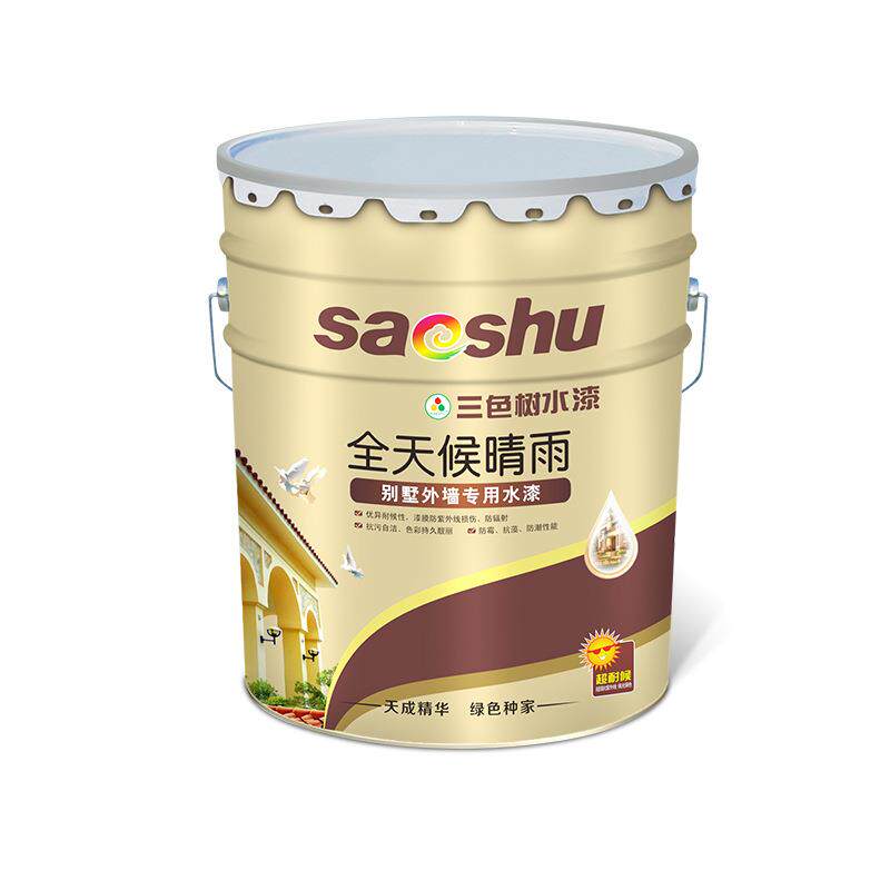 外墙乳胶漆防水防晒外墙涂料高耐候建筑别墅丙烯酸外墙漆厂家直供