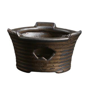 陶瓷恒温底座高颜值温茶炉铁锈釉暖酒炉托烛台保温加热器