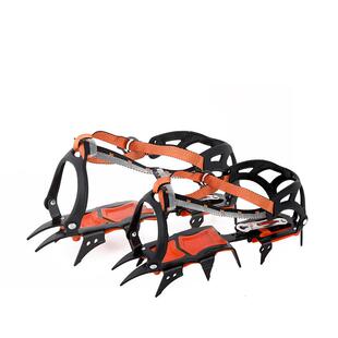 AYXSEE户外12齿防滑冰爪双排孔调节登山攀冰冰爪防滑冰钓雪爪