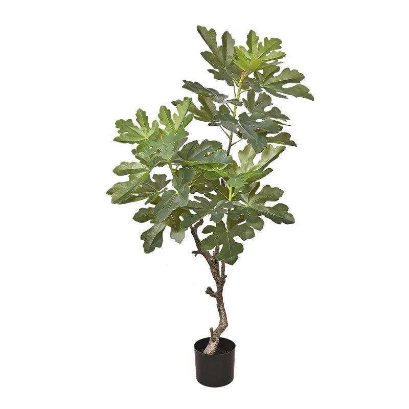 仿真绿植无花果假树盆栽客厅落地摆件装饰商场景观植物人造无花果