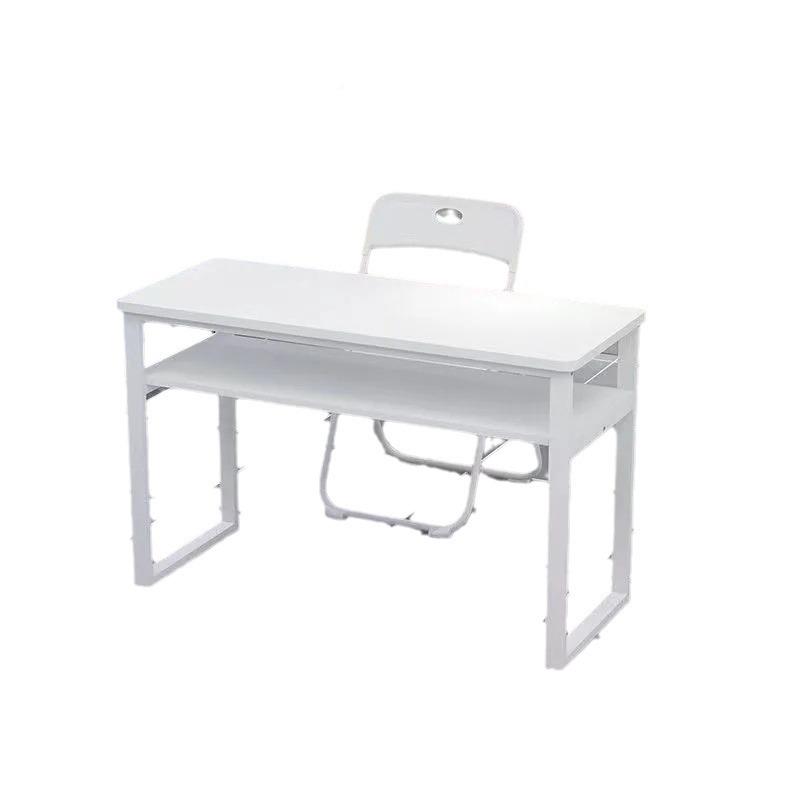 补习辅导培桌椅班组合训简易会长条桌双层美甲桌中小学生课议41桌