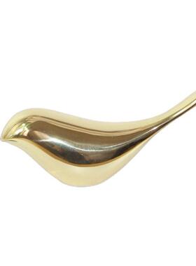 创意家居样板间黄铜小鸟摆件欧式美式乡村客厅书房书柜装饰品摆设