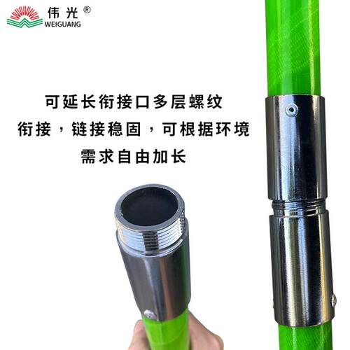 玻璃钢令克棒高压拉闸杆10KV绝缘伸缩拉闸杆接扣拉闸杆棒