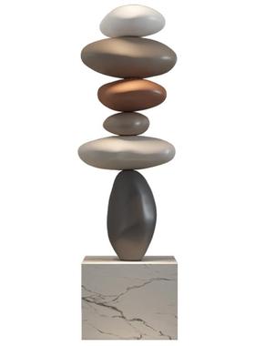 轻奢时来运转客厅摆件落地侘寂风沙发旁家居装饰高档乔迁新居礼品