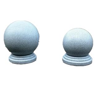 挡车球防撞墩塑料石球仿石制品路障防撞块滚塑球大理石大门口