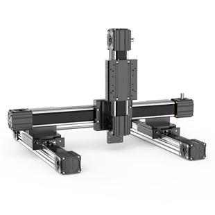 同步带直线滑台模组XYZ移动平台自动喷涂点胶机龙门结构三维滑台