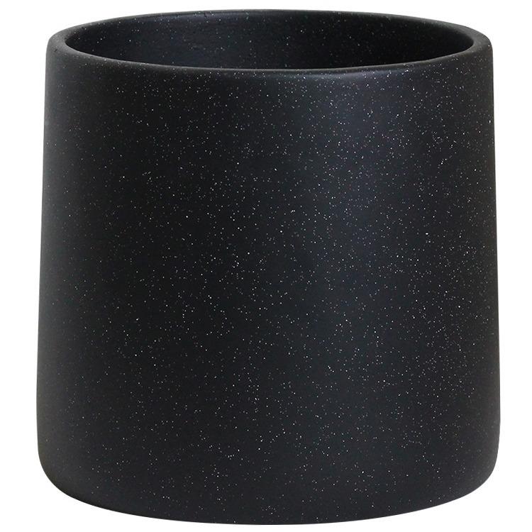 简约北风圆形水花盆混凝土意个性创白色客厅大NF029号泥圆柱盆栽