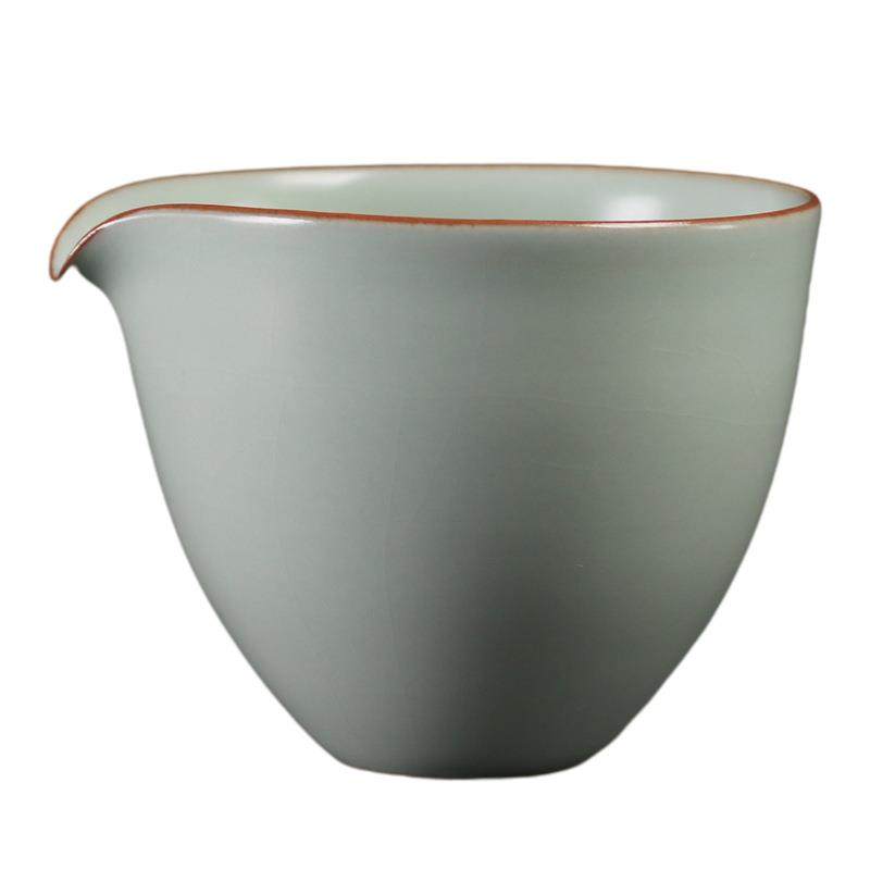 天青汝窑茶具公道杯汝瓷开片可养茶海陶瓷分茶器功夫茶具茶道零配,餐饮具,公道杯,淘宝优惠券,粉丝福利购,淘宝优惠卷