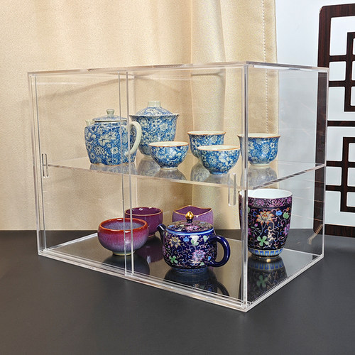 防尘茶壶透明展示柜亚克力