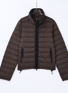 RUJING 丨黑标【小排骨】谬立领轻薄羽绒服-2510YRCF145